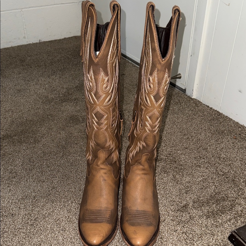 Lane Monica cowgirl boots brown size 11 - Picture 4 of 9